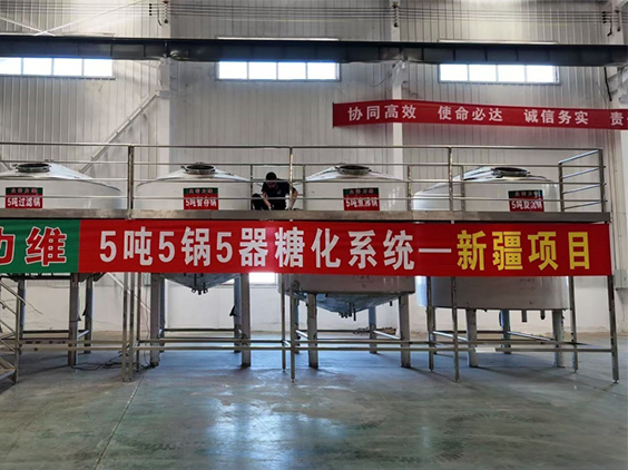 额济纳精酿啤酒设备厂—5吨精酿啤酒设备—新疆项目